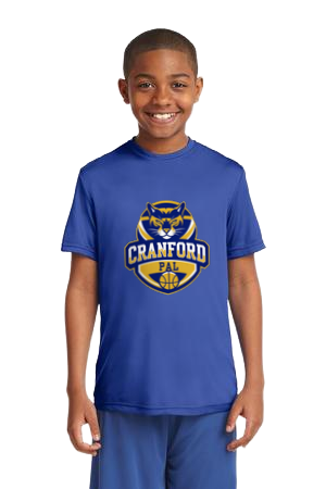 Cranford PAL Basketball Performance T-shirt Youth
