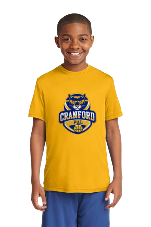 Cranford PAL Basketball Performance T-shirt Youth