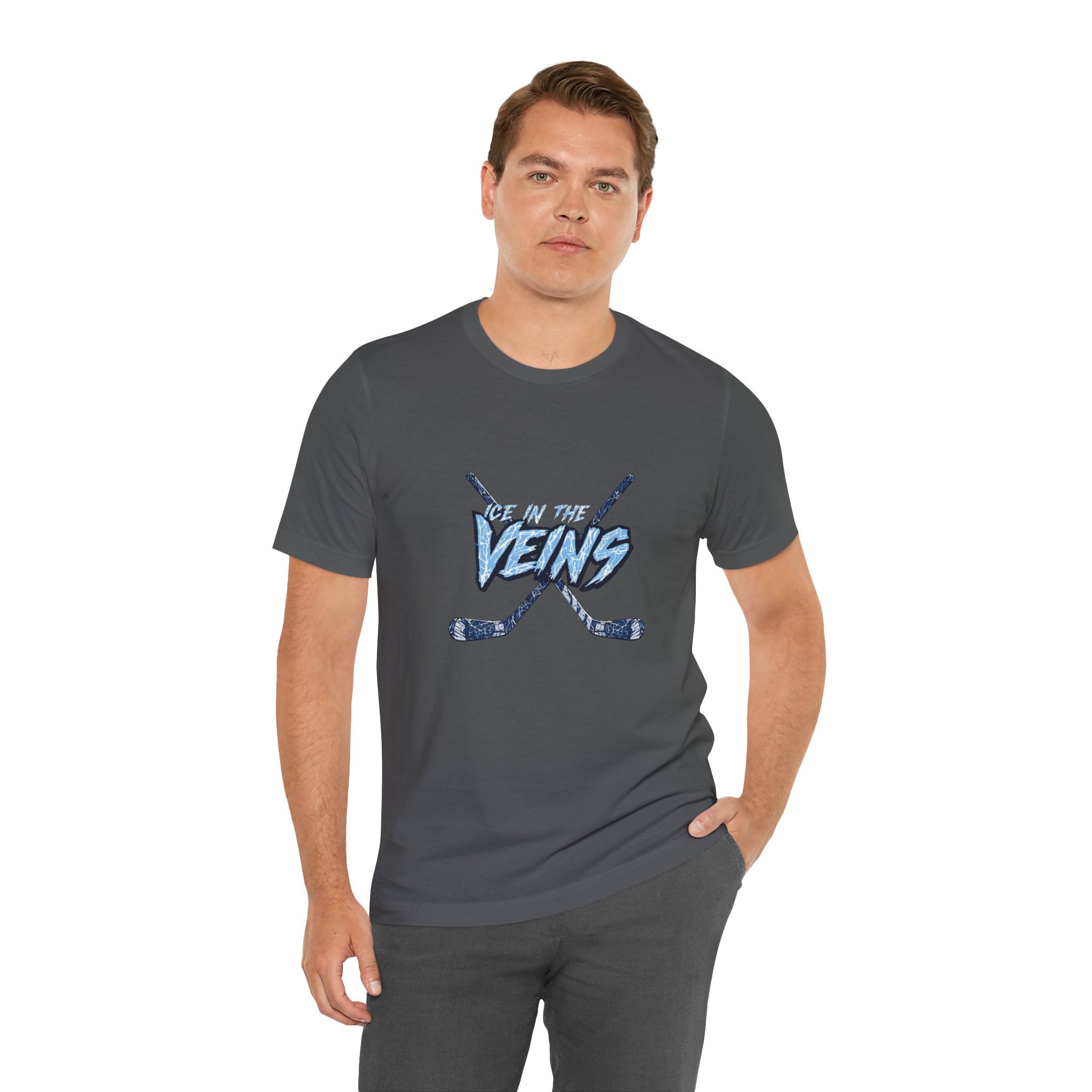 "Ice in the Veins" Hockey Passion Tee