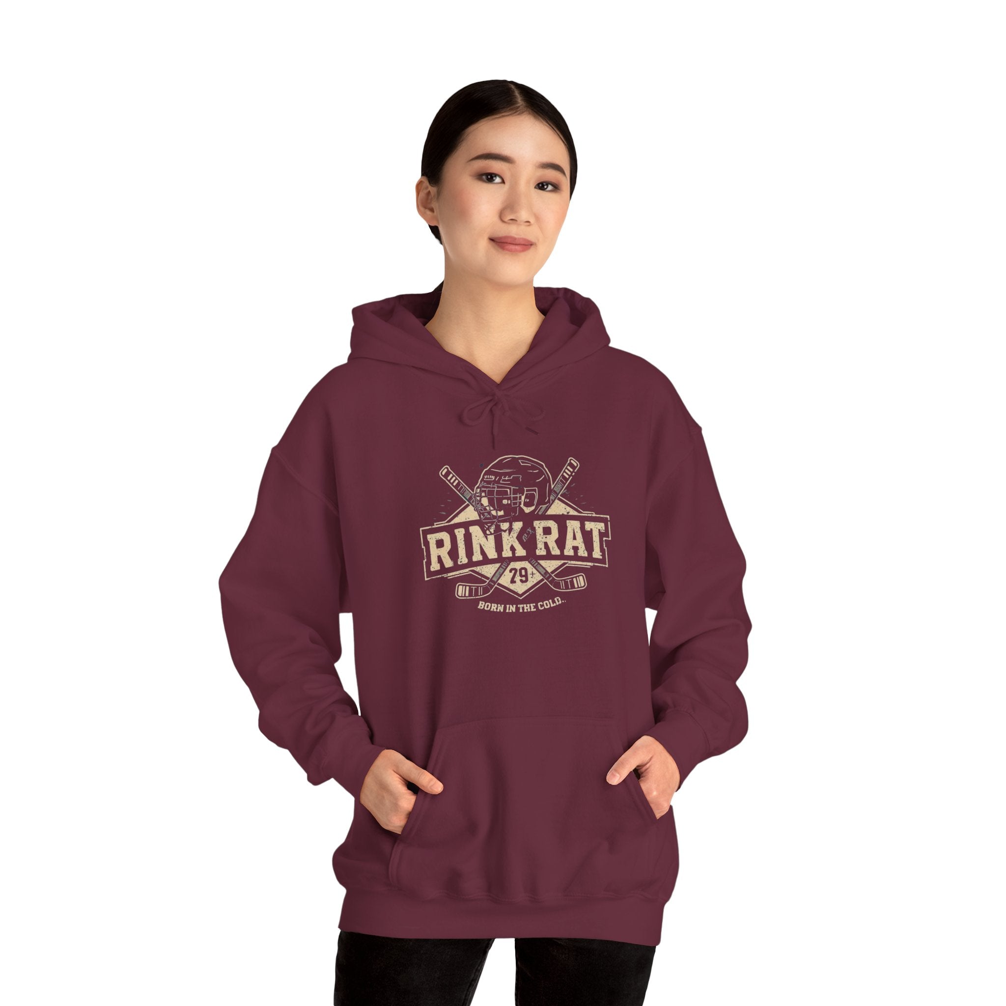 Rink Rat Hoodie - Unisex Heavy Blend™ Sweatshirt for Hockey Fans  Who Spend A LOT of Time at the Rink!
