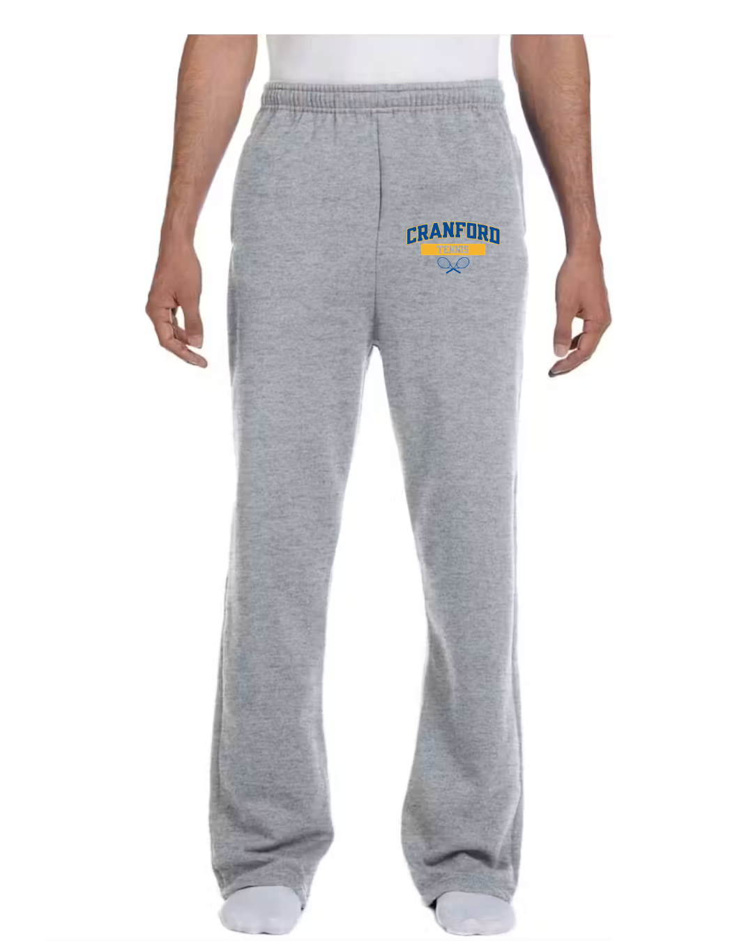 Sweat Pants Open Bottom