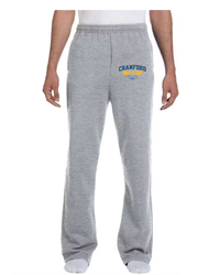 Sweat Pants Open Bottom