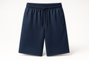 longer navy mesh shorts